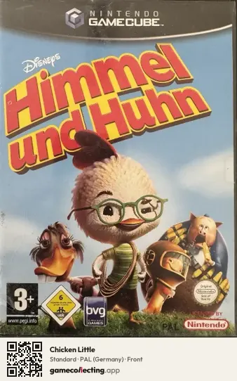 Chicken Little Nintendo GameCube, Germany box front