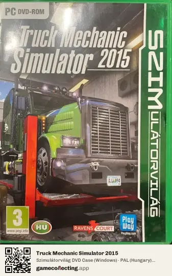 Truck Mechanic Simulator 2015 Computer, Hungary box front