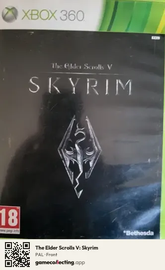 The Elder Scrolls V: Skyrim Xbox 360, PAL box front