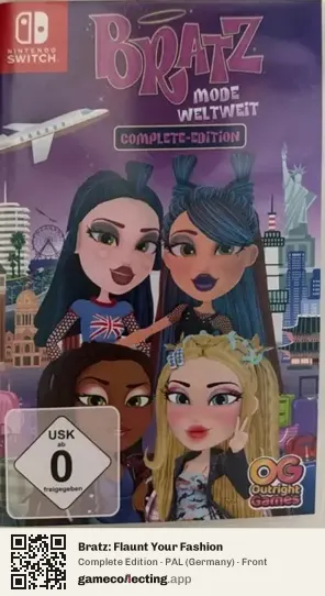 Bratz: Flaunt Your Fashion Nintendo Switch, Germany box front