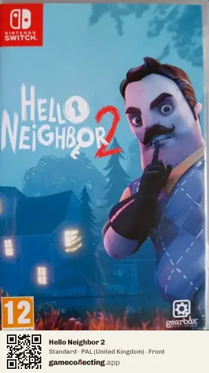 Hello Neighbor 2 Nintendo Switch, United Kingdom box front