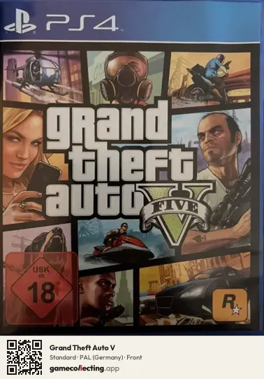 Grand Theft Auto V PlayStation 4, Germany box front