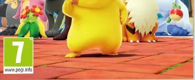 Detective Pikachu Returns, the PEGI square on its front
