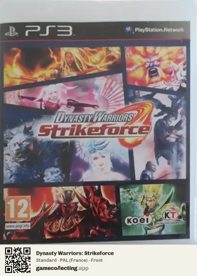 Dynasty Warriors: Strikeforce PlayStation 3, France box front
