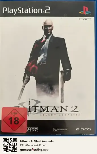 Hitman 2: Silent Assassin PlayStation 2, Germany box front