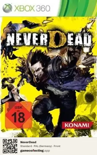 NeverDead Xbox 360, Germany box front