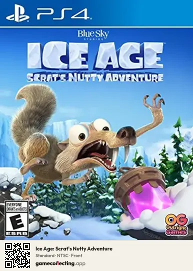 Ice Age: Scrat's Nutty Adventure PlayStation 4, NTSC box front