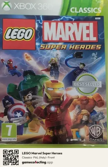 LEGO Marvel Super Heroes Xbox 360, Italy box front