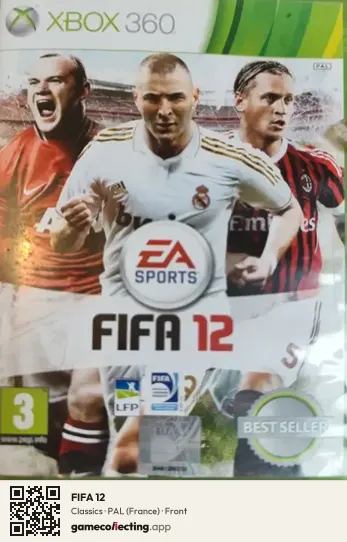 FIFA 12 Xbox 360, France box front