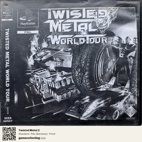 Twisted Metal 2 PlayStation, Germany box front