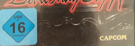 Devil May Cry, the USK square on its front