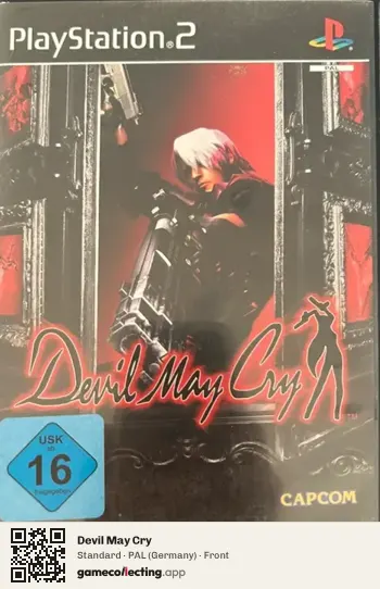 Devil May Cry PlayStation 2, Germany box front