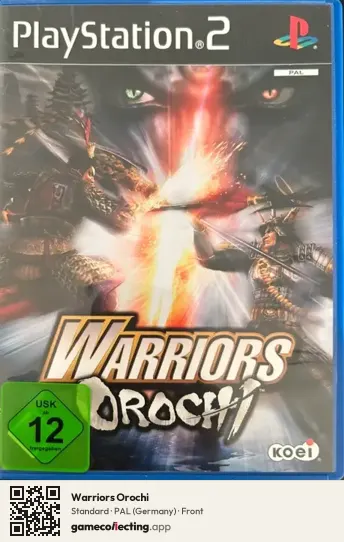 Warriors Orochi PlayStation 2, Germany box front