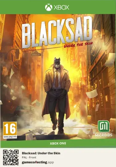 Blacksad: Under the Skin Xbox One, PAL box front
