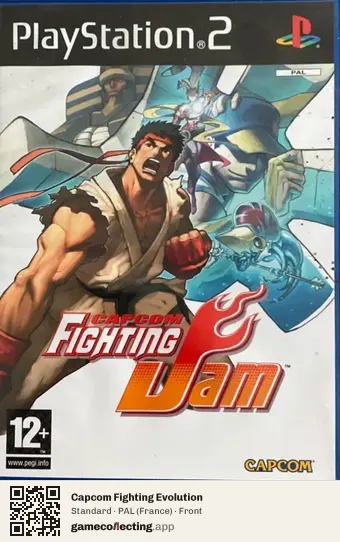 Capcom Fighting Evolution PlayStation 2, France box front