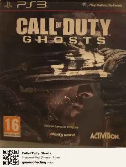 Call of Duty: Ghosts PlayStation 3, France box front