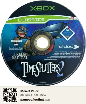 Men of Valor Xbox, PAL disc