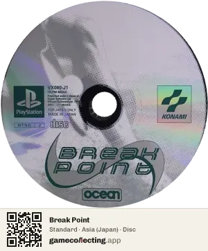 Break Point PlayStation, Asia disc