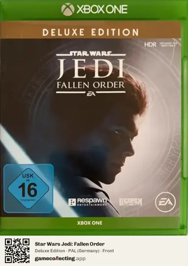 Star Wars Jedi: Fallen Order Xbox One, Germany box front