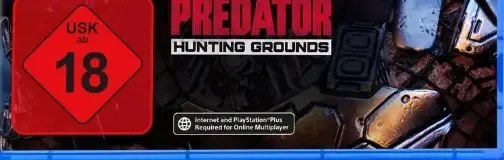 Predator: Hunting Grounds, the USK square on its front