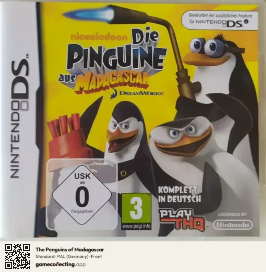 The Penguins of Madagascar Nintendo DS, Germany box front