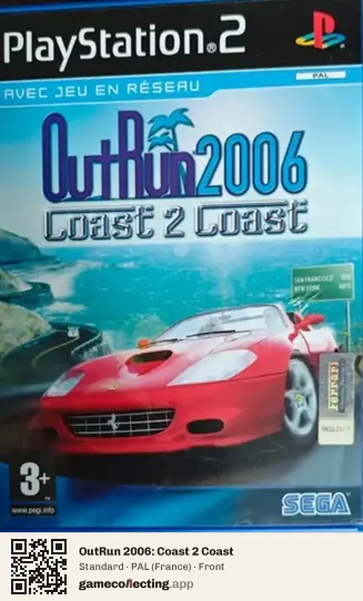 OutRun 2006: Coast 2 Coast PlayStation 2, France box front