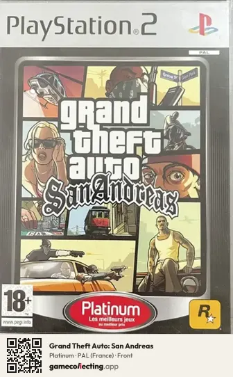Grand Theft Auto: San Andreas PlayStation 2, France box front