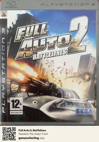 Full Auto 2: Battlelines PlayStation 3, Italy box front
