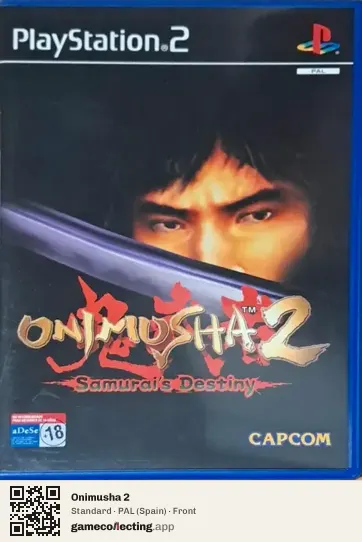 Onimusha 2 PlayStation 2, Spain box front