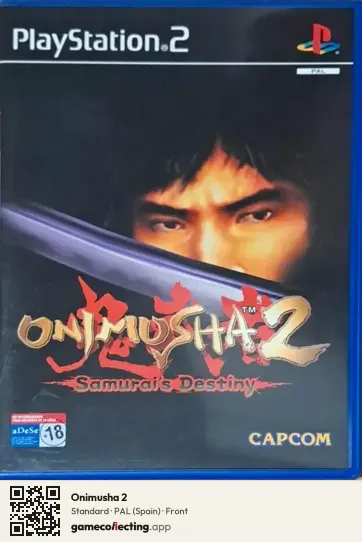Onimusha 2 PlayStation 2, Spain box front