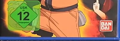 Naruto Shippuden: Ultimate Ninja 4, the USK square on its front