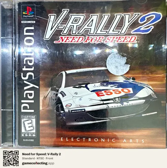 Need for Speed: V-Rally 2 PlayStation, NTSC box front