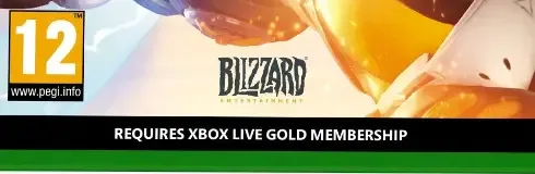 Overwatch, the PEGI square on its front