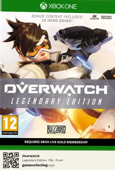 Overwatch Xbox One, PAL box front
