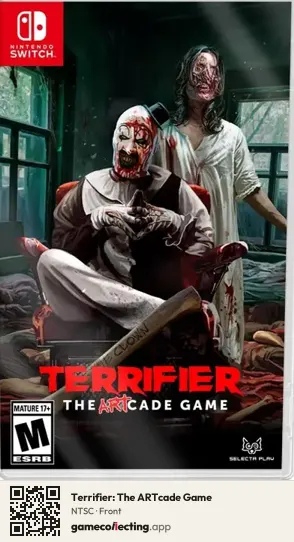 Terrifier: The ARTcade Game Nintendo Switch, NTSC box front
