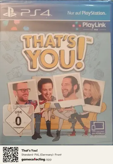 That's You! PlayStation 4, Germany box front
