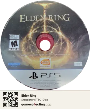 Elden Ring PlayStation 5, NTSC disc