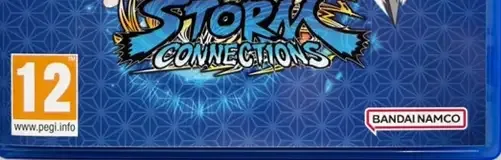 Naruto x Boruto: Ultimate Ninja Storm Connections, the PEGI square on its front