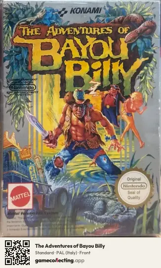 The Adventures of Bayou Billy Nintendo Entertainment System, Italy box front