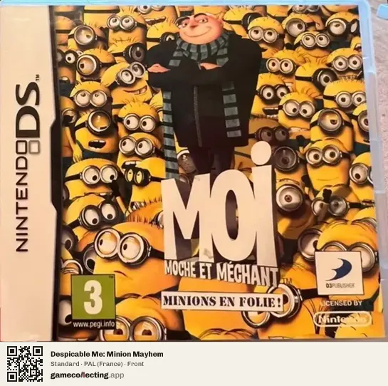 Despicable Me: Minion Mayhem Nintendo DS, France box front