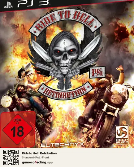 Ride to Hell: Retribution PlayStation 3, PAL box front