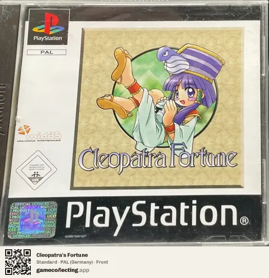 Cleopatra's Fortune PlayStation, Germany box front