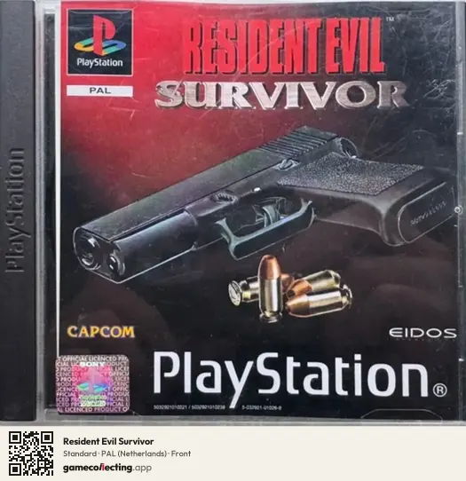 Resident Evil Survivor PlayStation, Netherlands box front