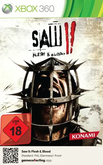 Saw II: Flesh & Blood Xbox 360, Germany box front