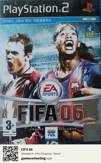 FIFA 06 PlayStation 2, France box front