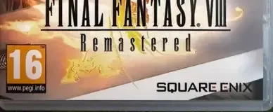 Final Fantasy VII & Final Fantasy VIII Remastered Twin Pack, the PEGI square on its front