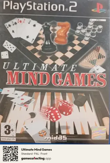 Ultimate Mind Games PlayStation 2, PAL box front