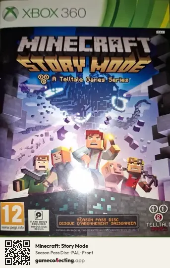 Minecraft: Story Mode Xbox 360, PAL box front