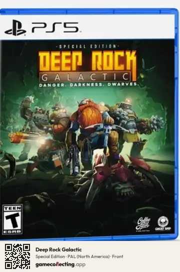 Deep Rock Galactic PlayStation 5, North America box front