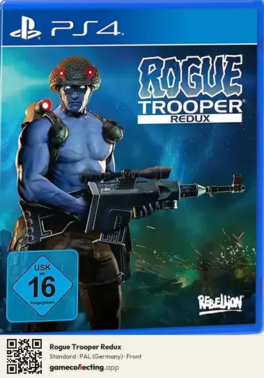 Rogue Trooper Redux PlayStation 4, Germany box front